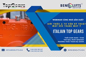 THÔNG BÁO WEBINAR TRỰC TUYẾN CÙNG NHÀ SẢN XUẤT ITALIAN TOP GEARS